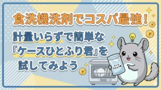 食洗機洗剤でコスパ最強！計量いらずで簡単な『ケースひとふり君』を試してみよう